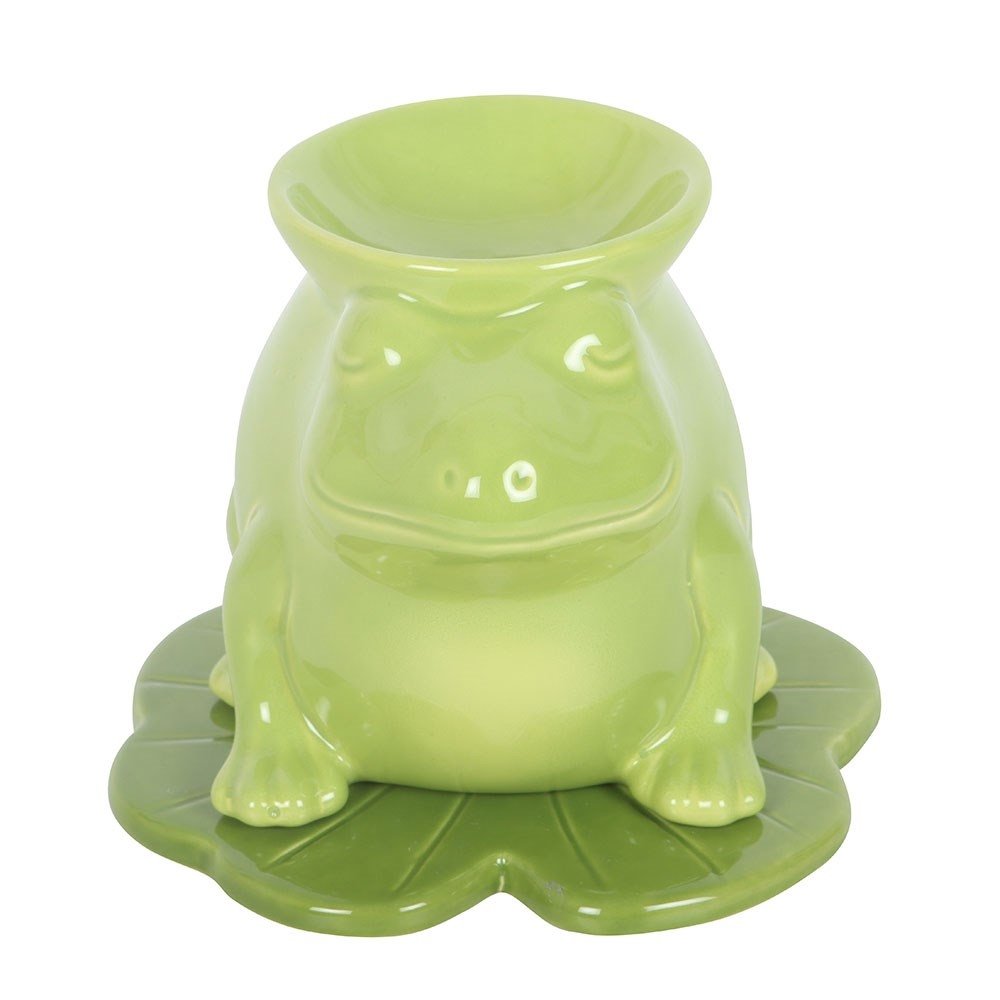 Something Different - Luna Frog Shaped Oil burner - Green